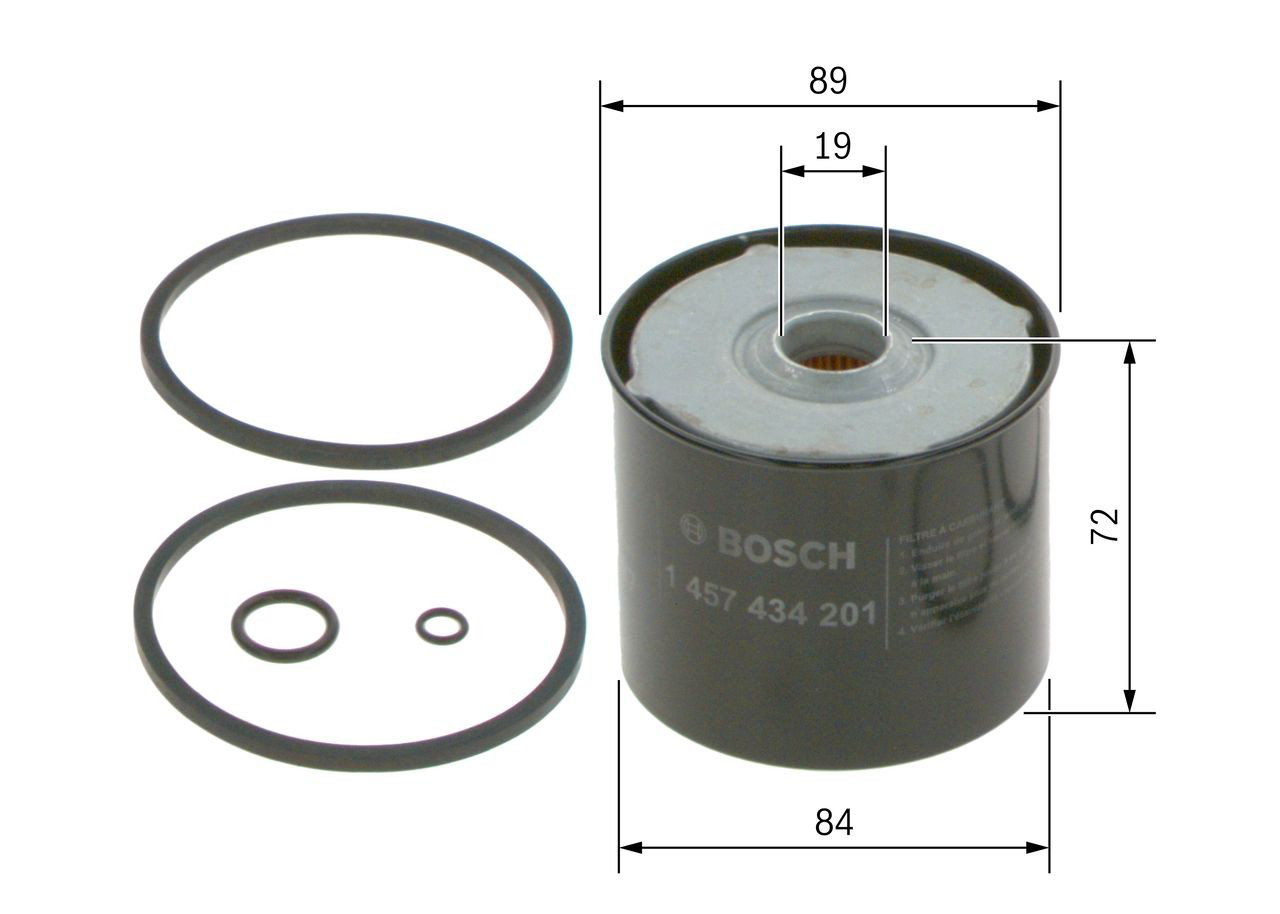 Comprar 1457434201 Bosch Filtro diesel