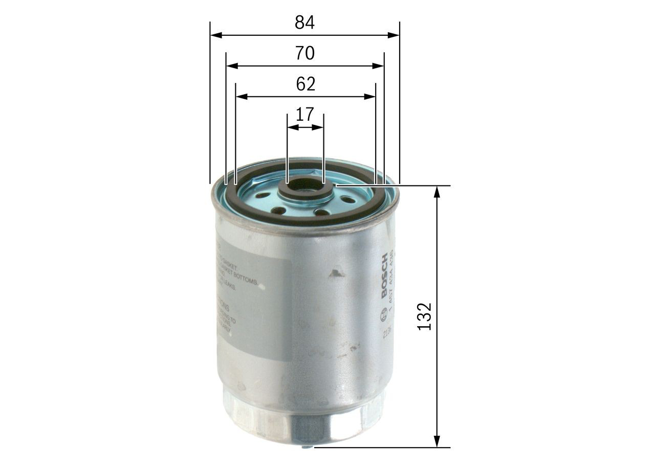 Comprar 1457434436 Bosch Filtro diesel