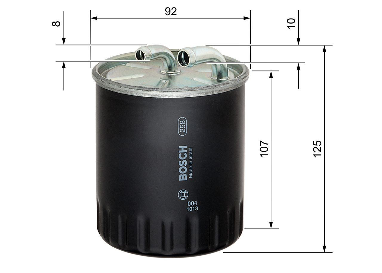 Filtro de combustible 1457434437 Bosch