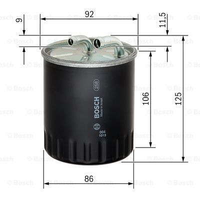 Filtro combustible Bosch 1457434437 precio, desde 11,87 EUR