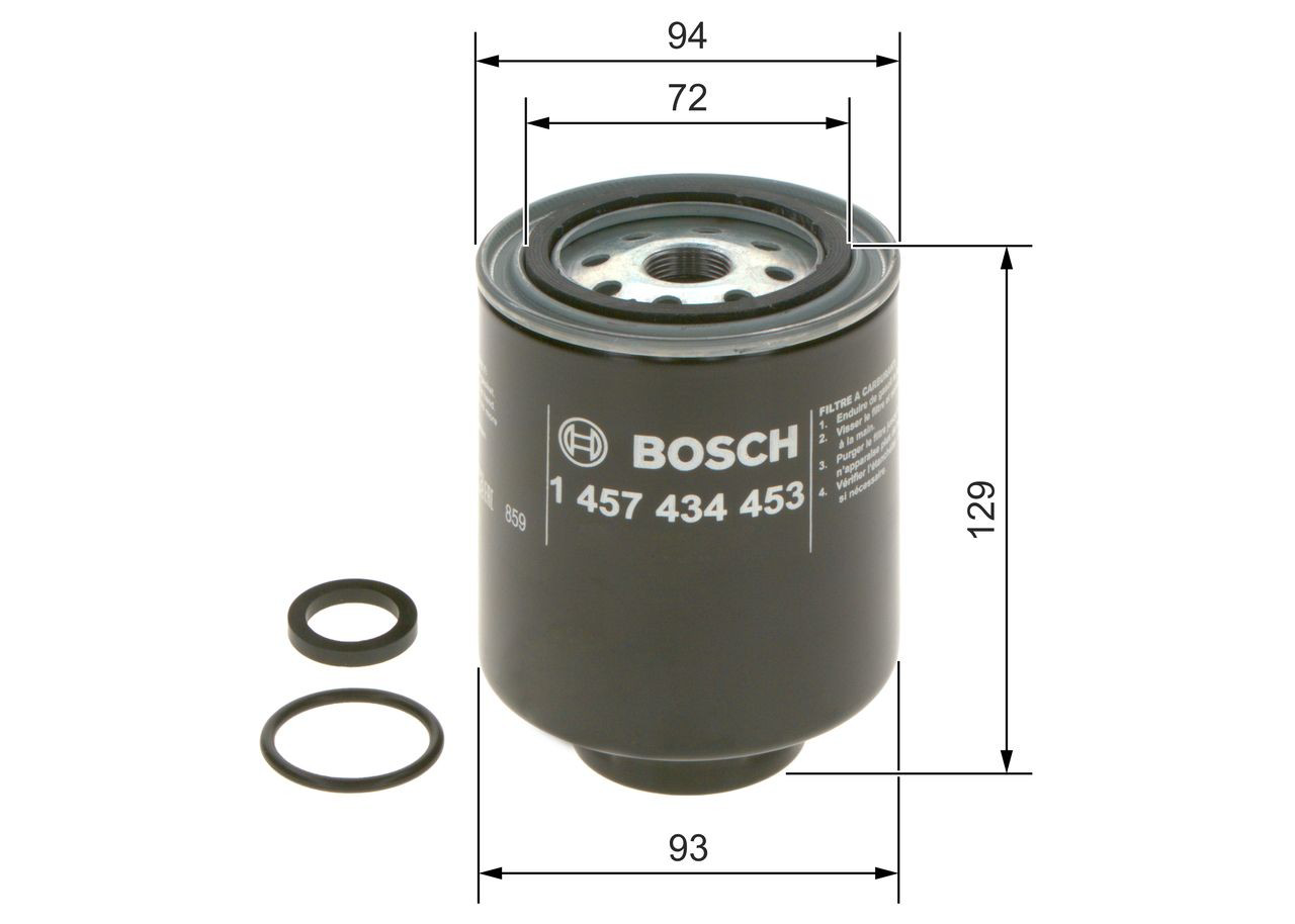 1457434453 Bosch Filtro de gasolina