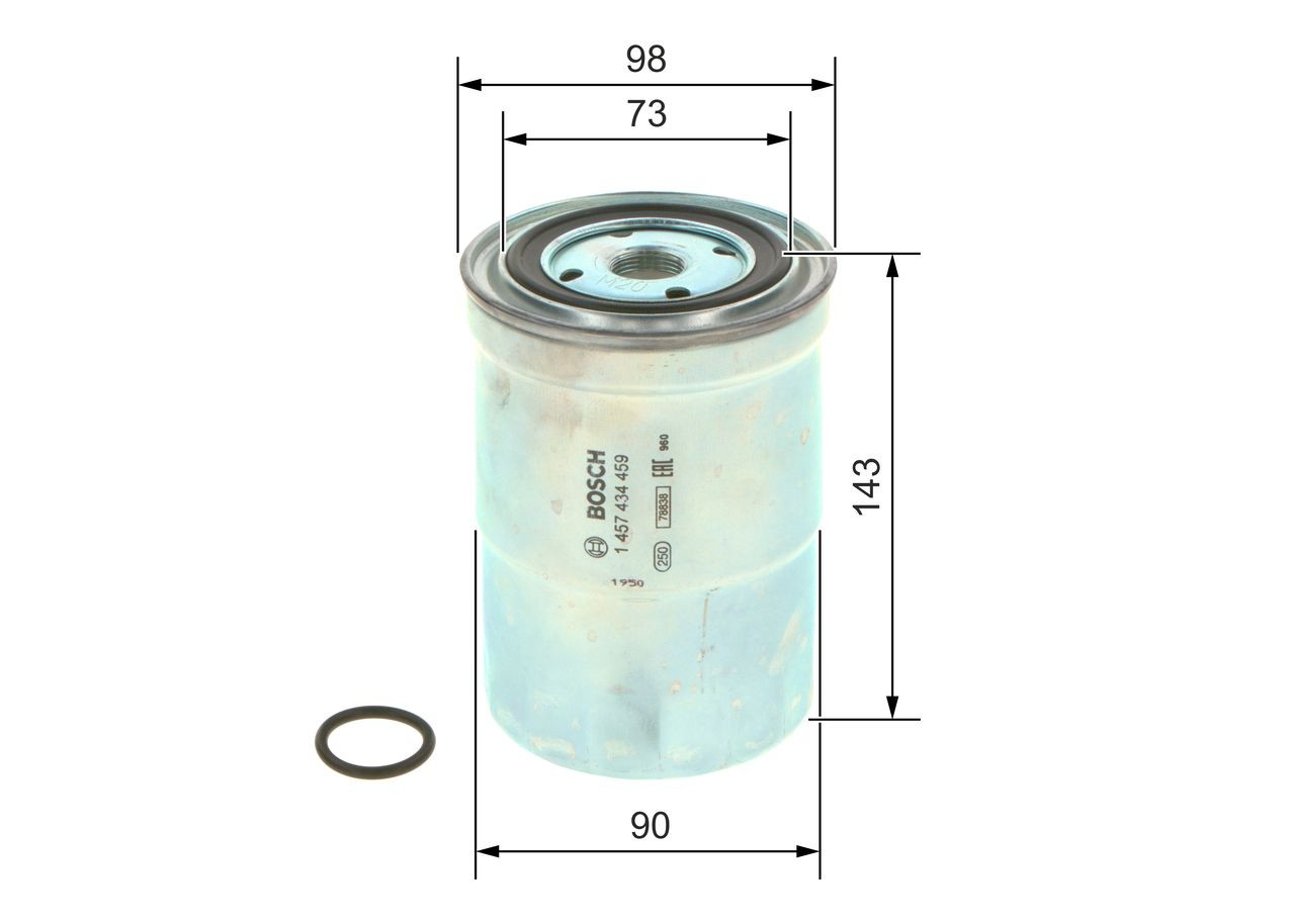 Comprar 1457434459 Bosch Filtro diesel