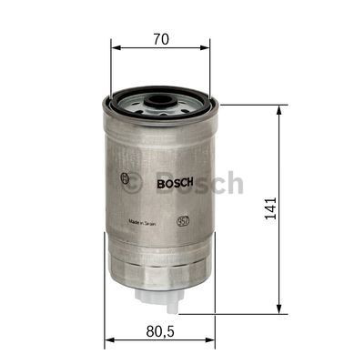 Filtro combustible Bosch 1457434511 precio, desde 22,07 EUR