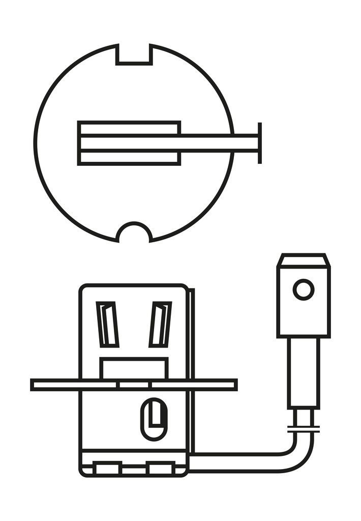 1987301006 Bosch Lámpara halógena