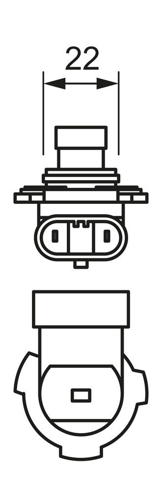 Lámpara halógena 1987302026 Bosch