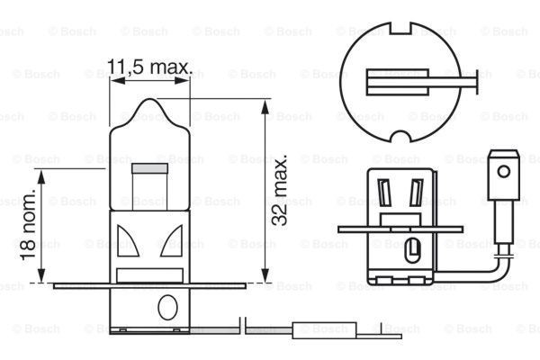 Comprar 1987302031 Bosch Lámpara halógena