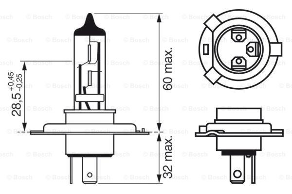 Lámpara halógena Bosch 1987302045 precio, desde 3,16 EUR