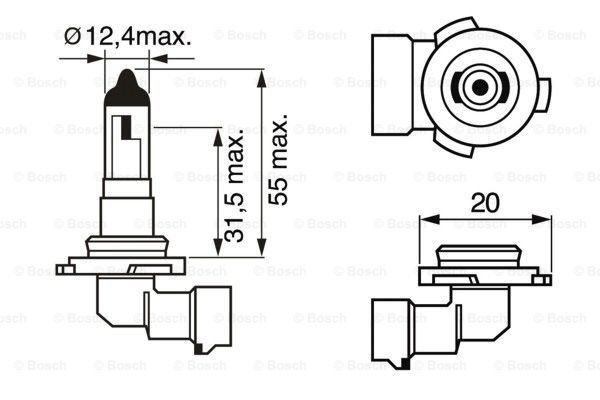 Bombilla 1987302083 Bosch