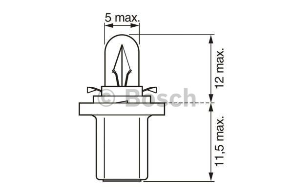 1987302219 Bosch Bombilla de cruce
