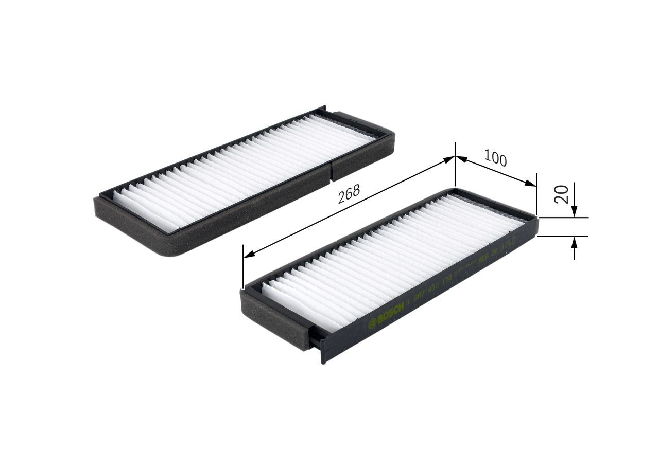 1987431176 Bosch Filtro antipolen
