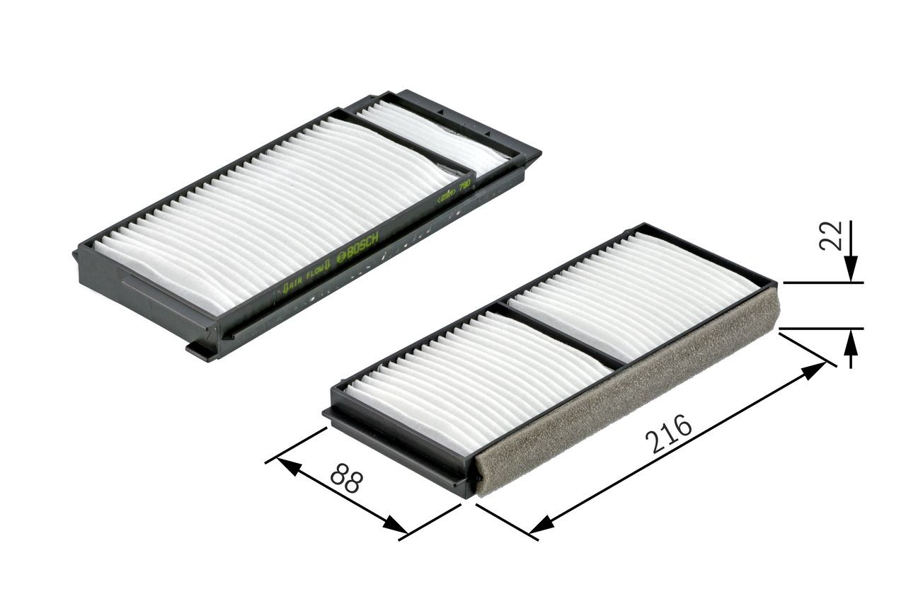 Filtro de cabina Bosch 1987432163 precio, desde 13,48 EUR