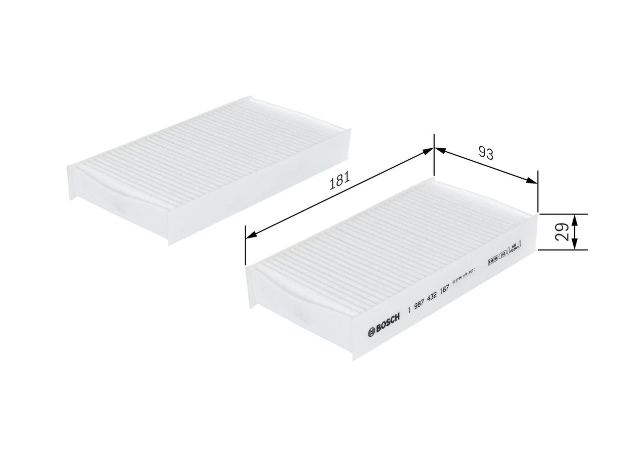 1987432167 Bosch Filtro antipolen