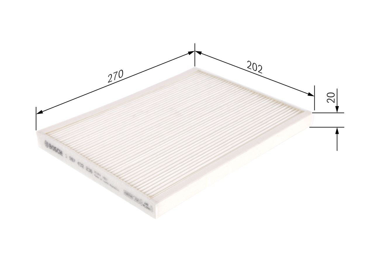 Filtro de habitáculo 1987432236 Bosch
