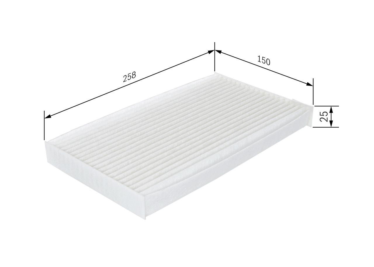 1987432267 Bosch Filtro antipolen