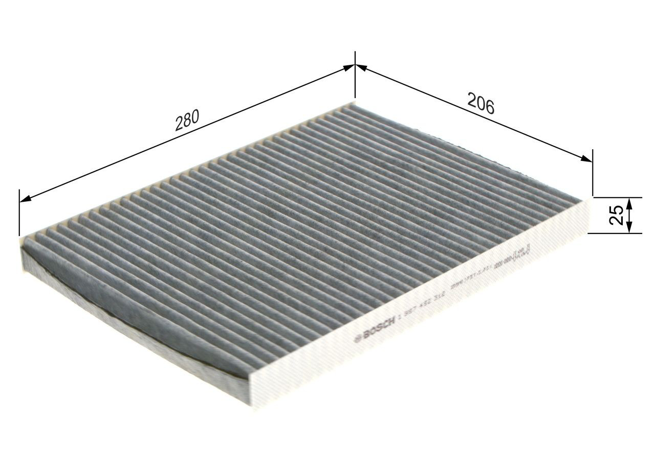 Filtro de habitáculo 1987432312 Bosch
