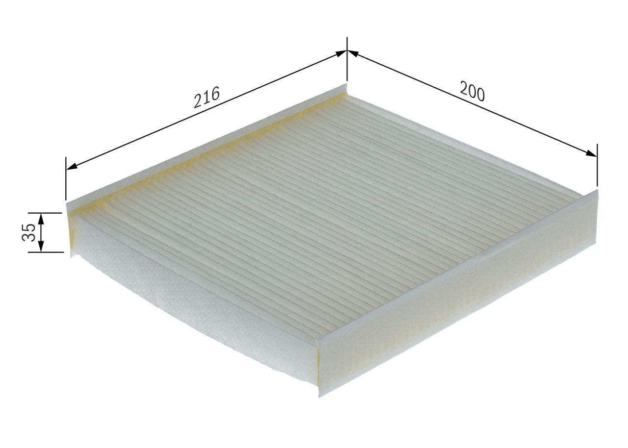 Filtro de habitáculo 1987435011 Bosch