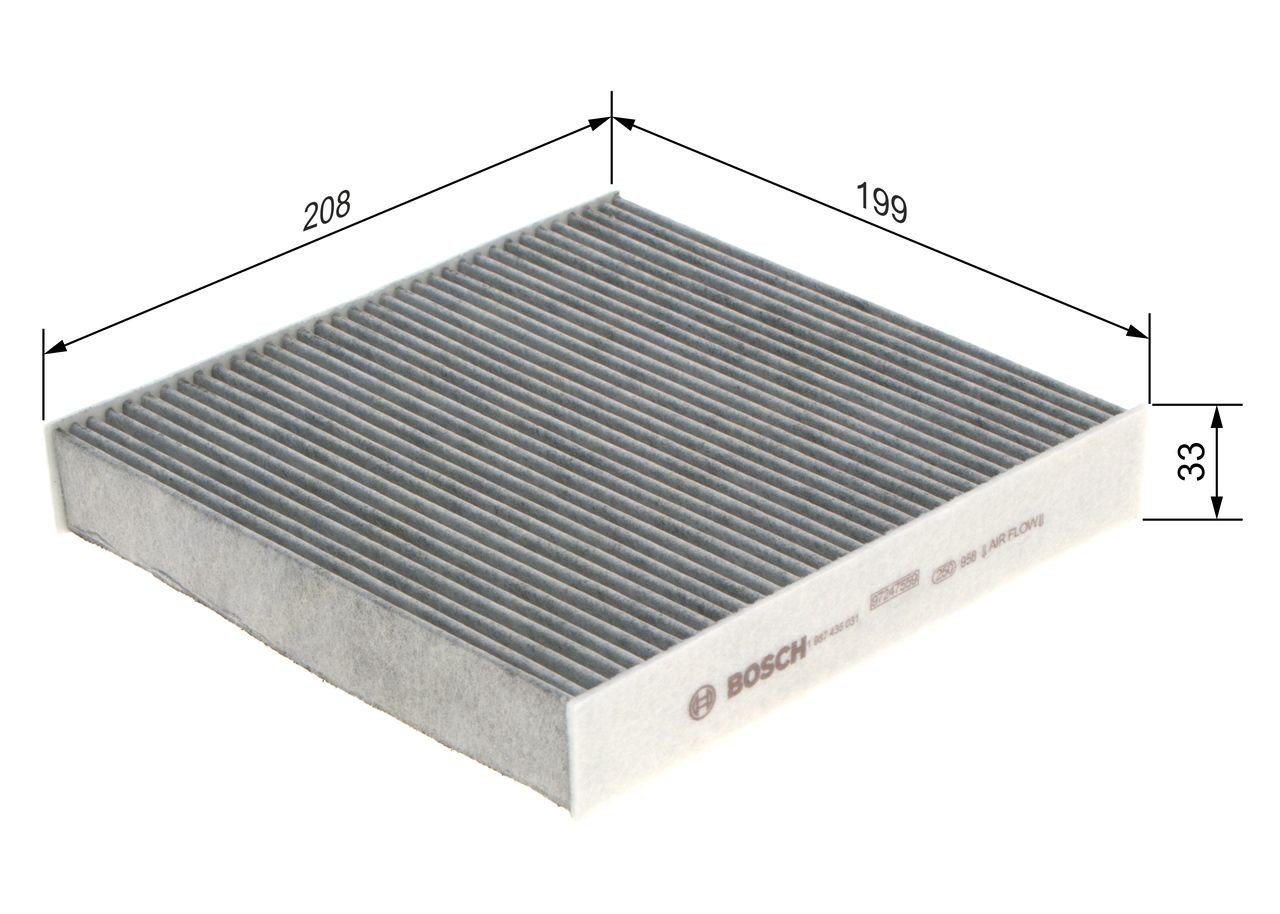 Filtro de cabina Bosch 1987435031 precio, desde 7,85 EUR
