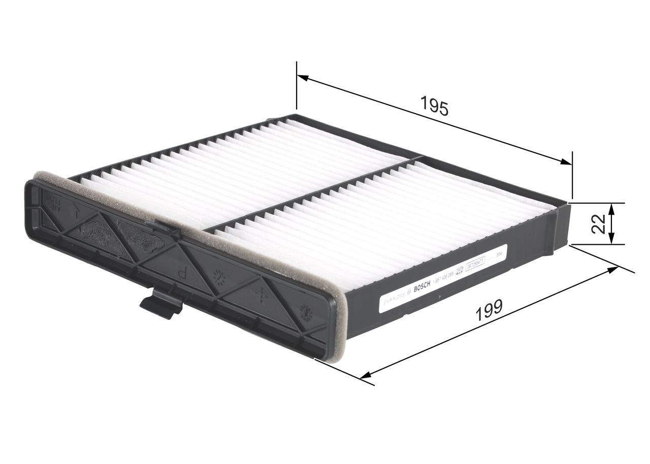 Filtro de habitáculo 1987435085 Bosch