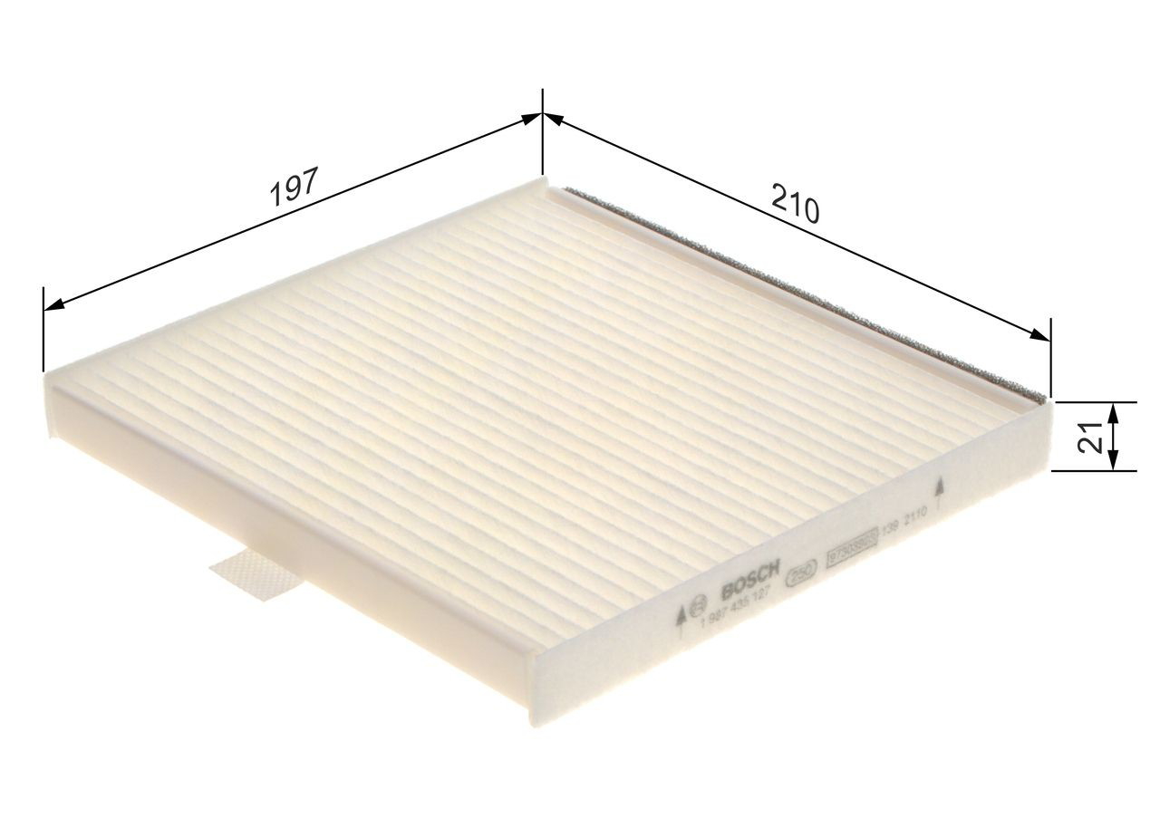 Filtro de habitáculo 1987435127 Bosch