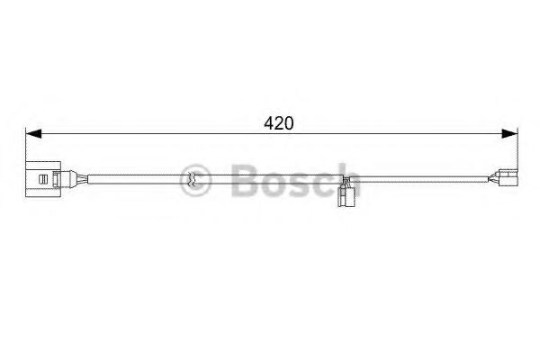 Comprar 1987473012 Bosch Sensor de desgaste de las pastillas de freno delanteras