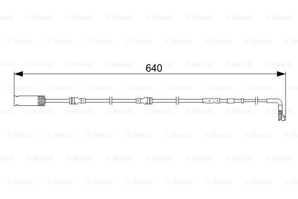 Comprar 1987473045 Bosch Sensor de desgaste de las pastillas de freno delanteras
