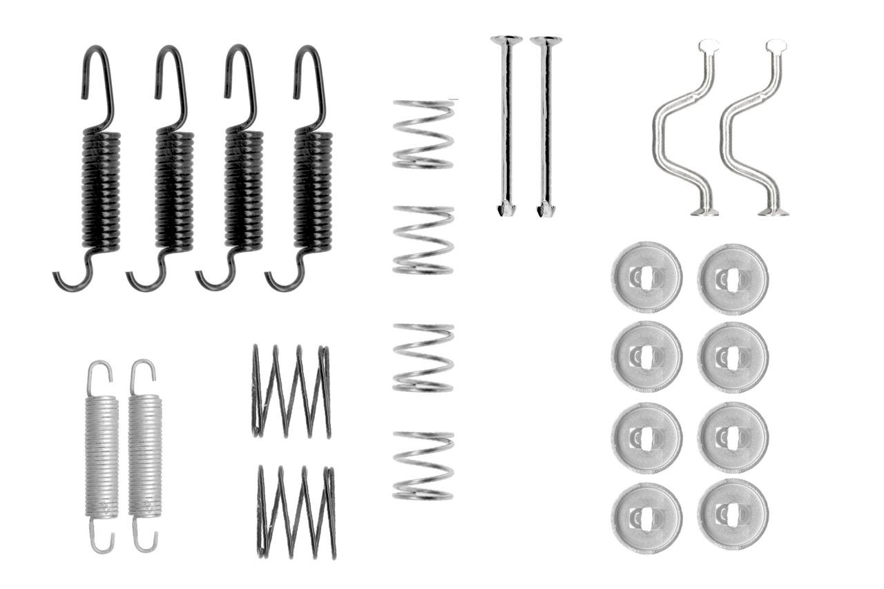 1987475291 Bosch Kit de montaje de zapatas de freno traseras