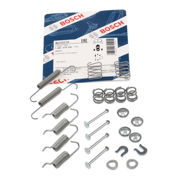 Kit de montaje de zapatas de freno traseras Bosch 1987475326 precio, desde 12,10 EUR