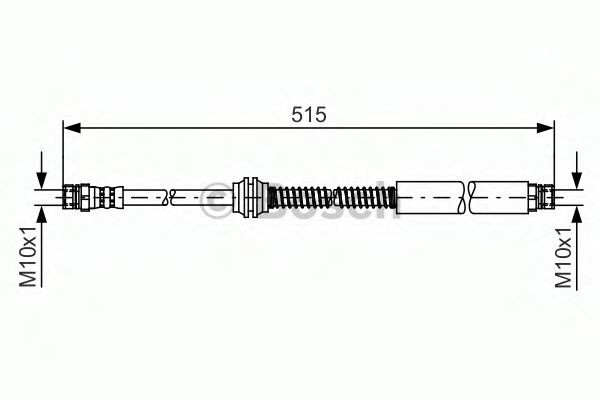 Precio del repuesto Tubo flexible de frenos delantero Caddy IV familiar