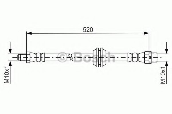 Tubo flexible de frenos delantero Mini COUNTRYMAN  (R60)