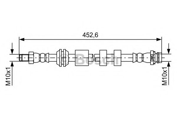 Tubo flexible de frenos delantero para Volvo XC60  (246)