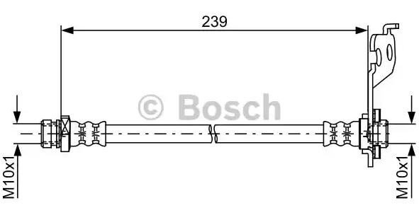 Comprar 1987481761 Bosch Latiguillo de freno trasero izquierdo