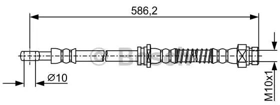 Comprar 1987481959 Bosch Latiguillos de freno delantero