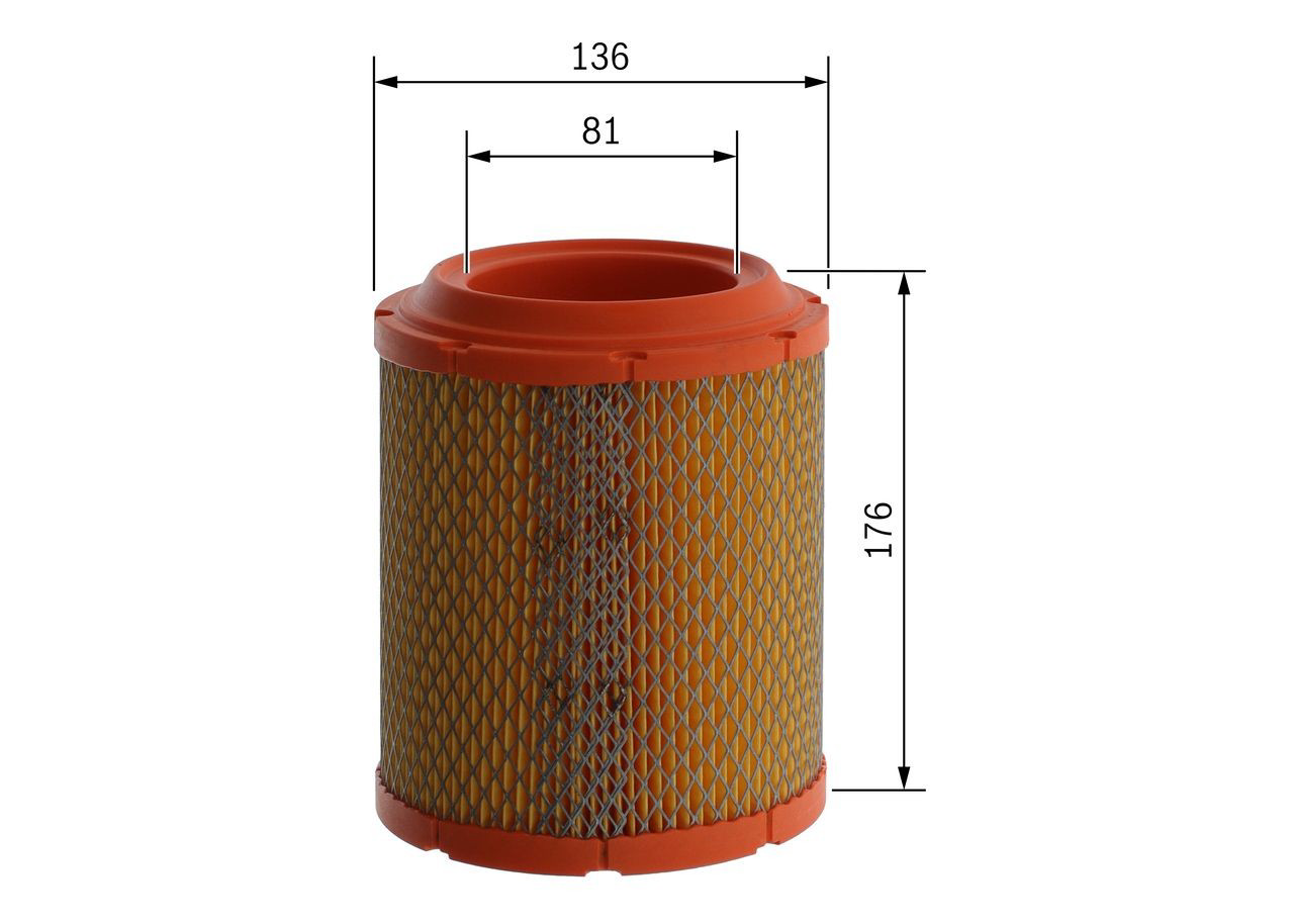Filtro de aire F026400413 Bosch