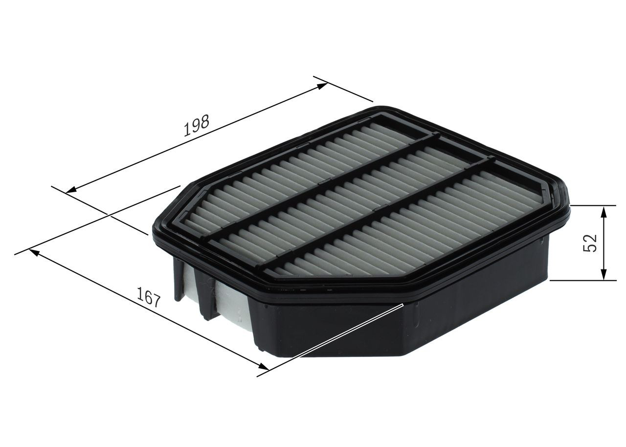 Filtro de aire F026400711 Bosch