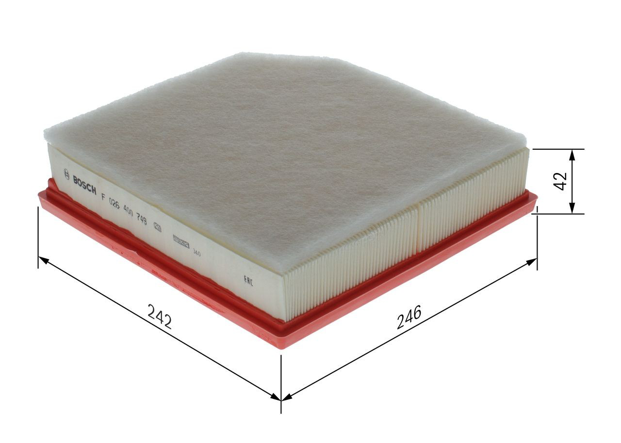 Filtro de aire F026400749 Bosch