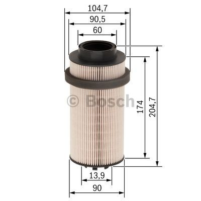 Filtro combustible Bosch F026402033 precio, desde 11,71 EUR