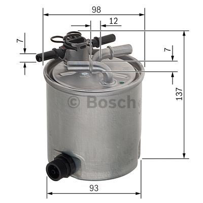 Filtro de gasoil Bosch F026402096