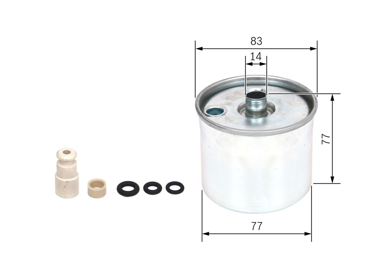 Filtro de combustible F026402116 Bosch