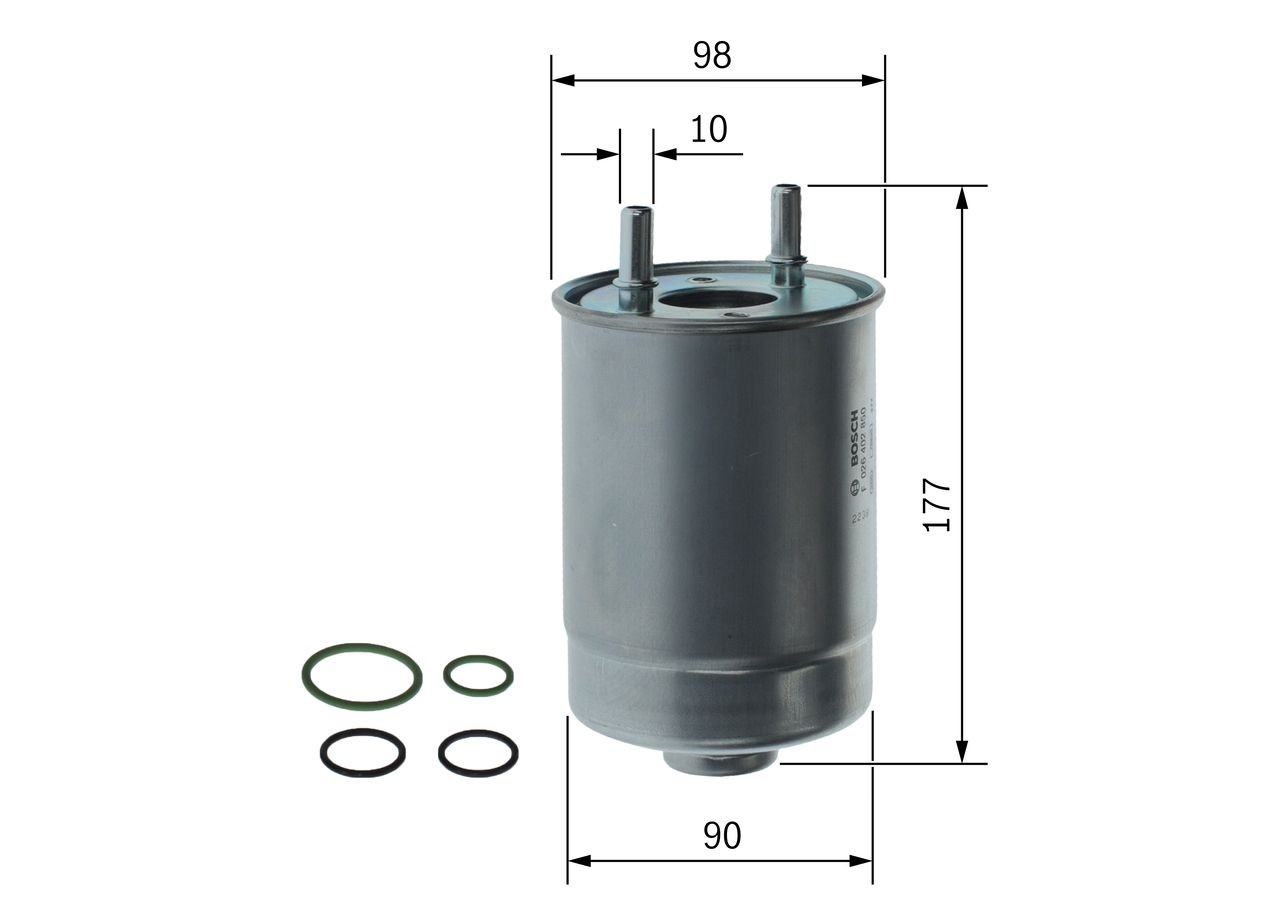 Filtro de gasoil Bosch F026402850