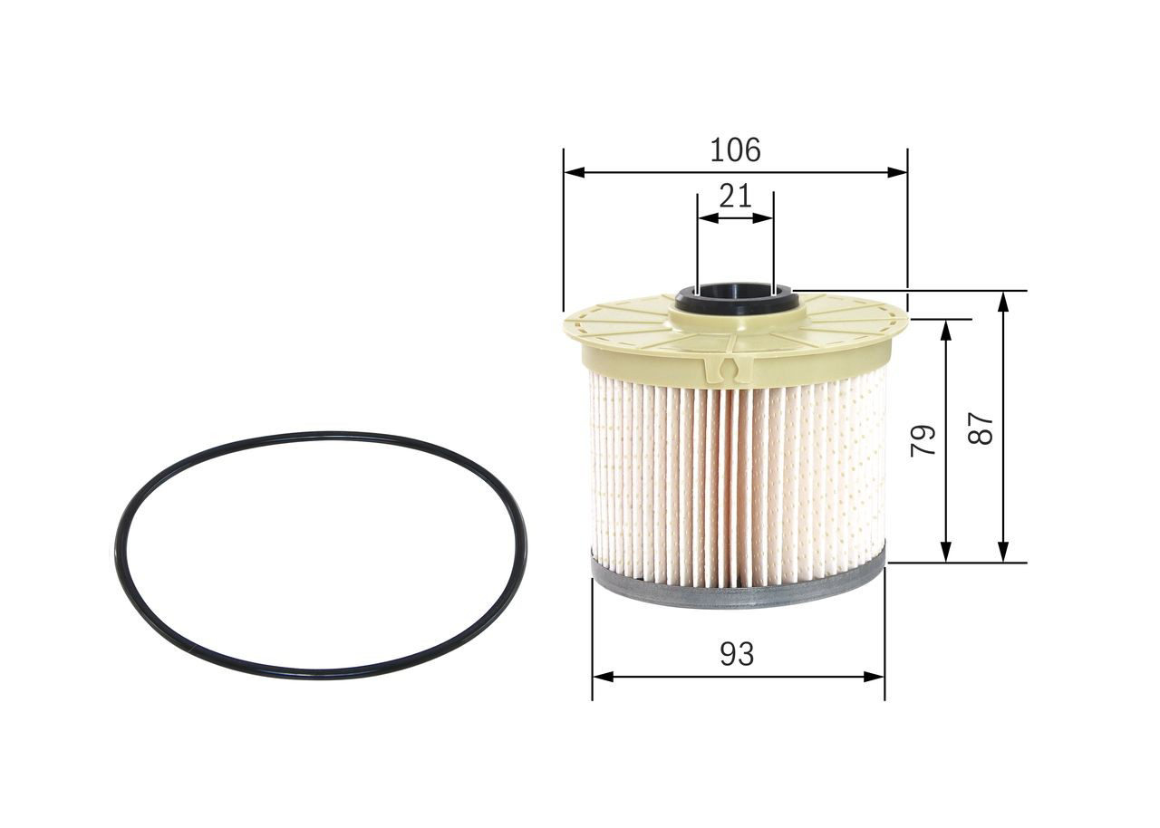 Filtro de gasoil Bosch F026402861