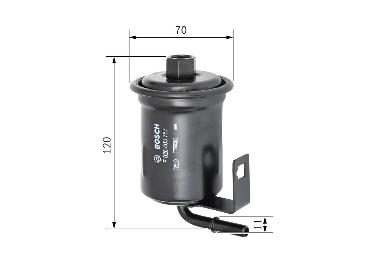 F026403757 Bosch Filtro de gasolina