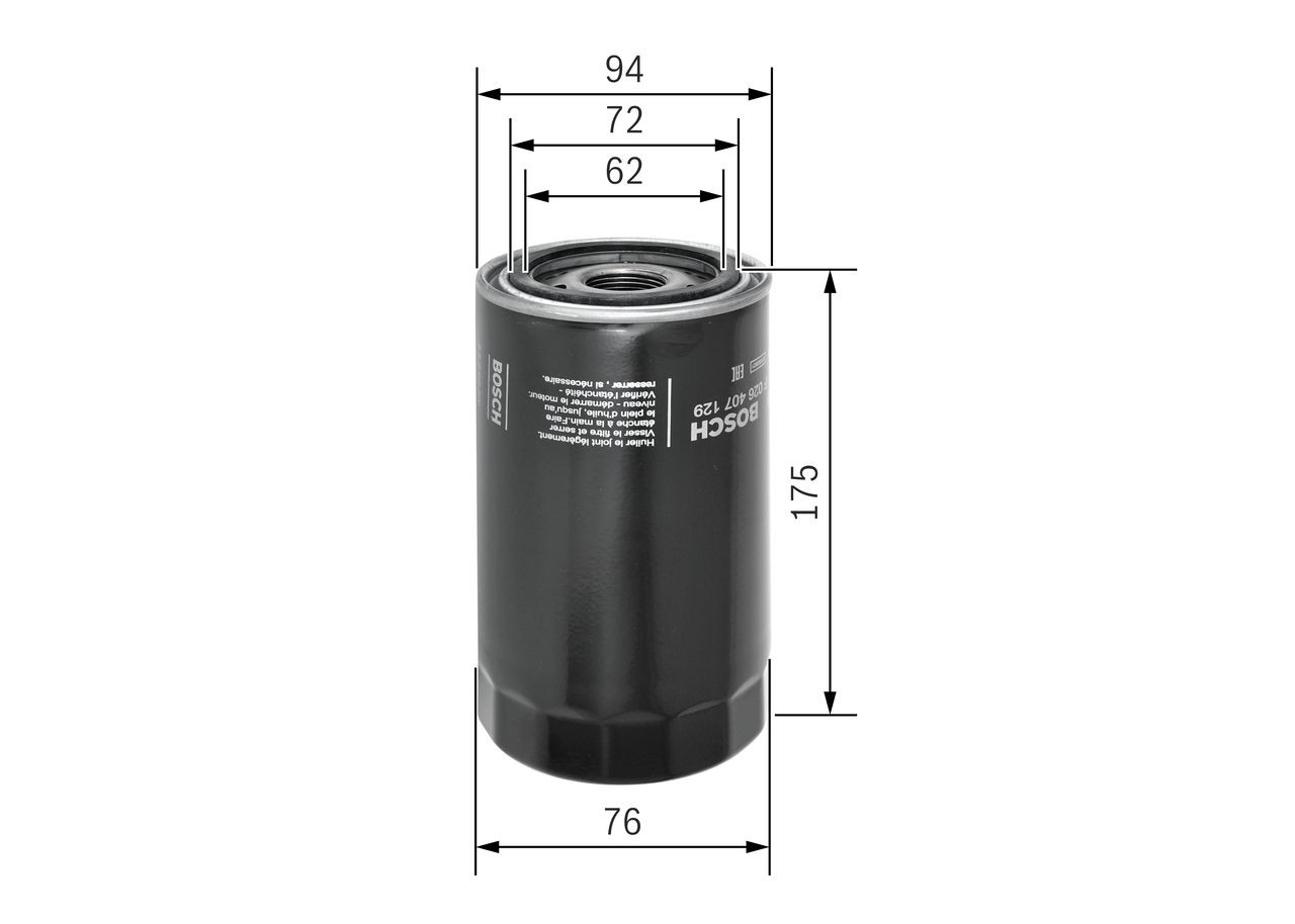 Comprar F026407129 Bosch Filtros de aceite