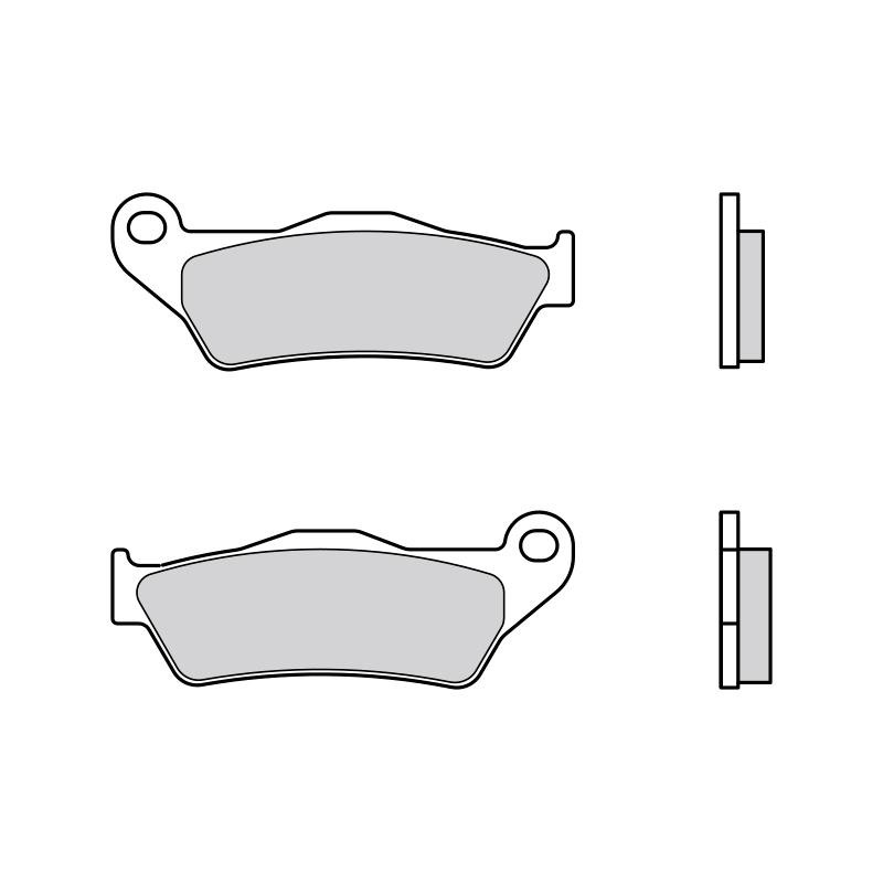 07BB2809 Brembo Pastillas delanteras