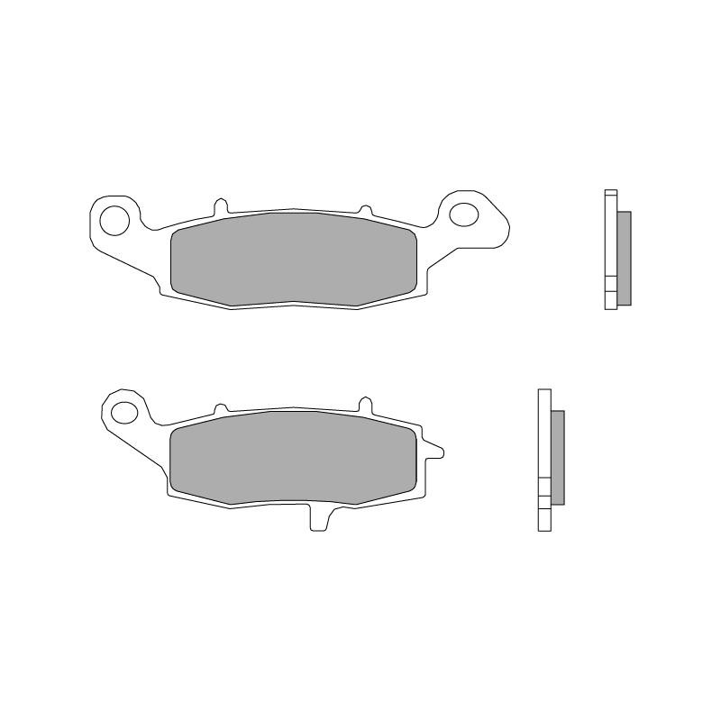 07KA19SA Brembo Pastillas delanteras