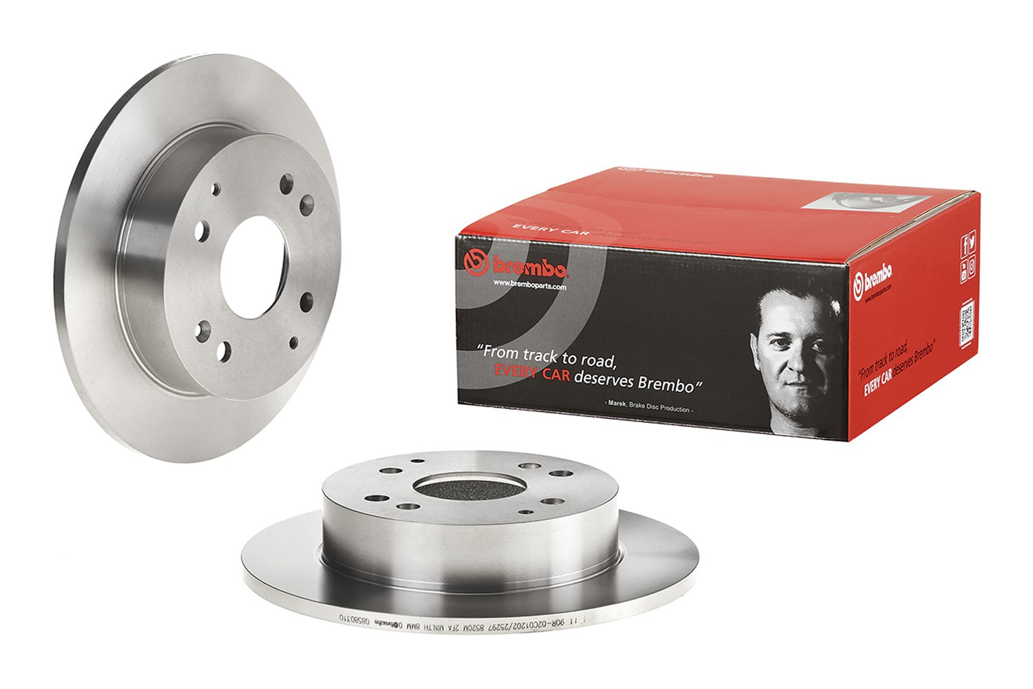 Disco de freno trasero Brembo 08580310 precio, desde 33,07 EUR