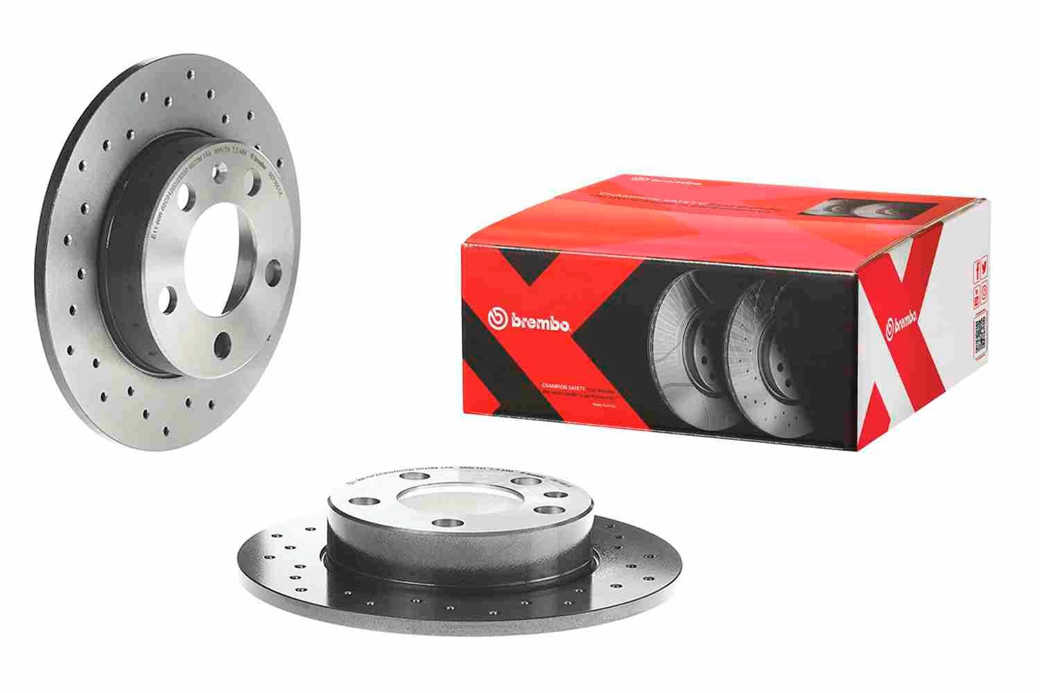 Disco de freno trasero Brembo 0871651X precio, desde 17,14 EUR