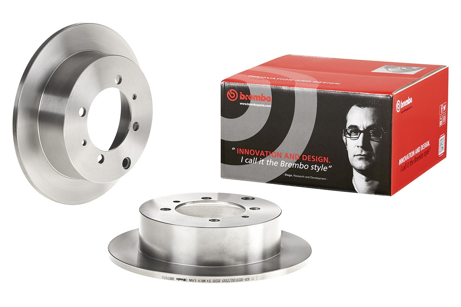 Disco de freno trasero Brembo 08831610 precio, desde 51,42 EUR