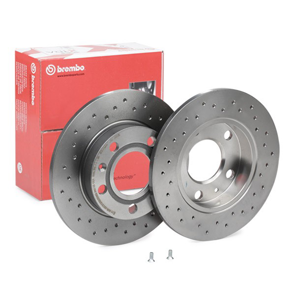 Disco de freno trasero 0891361X Brembo