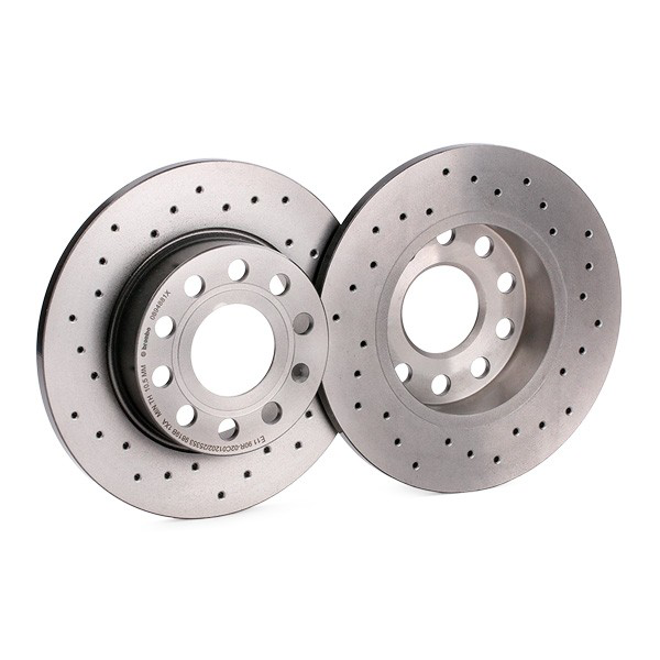 Disco de freno trasero 0894881X Brembo