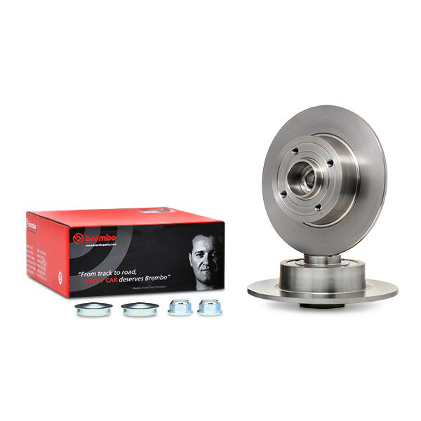 Disco de freno trasero 08A14117 Brembo